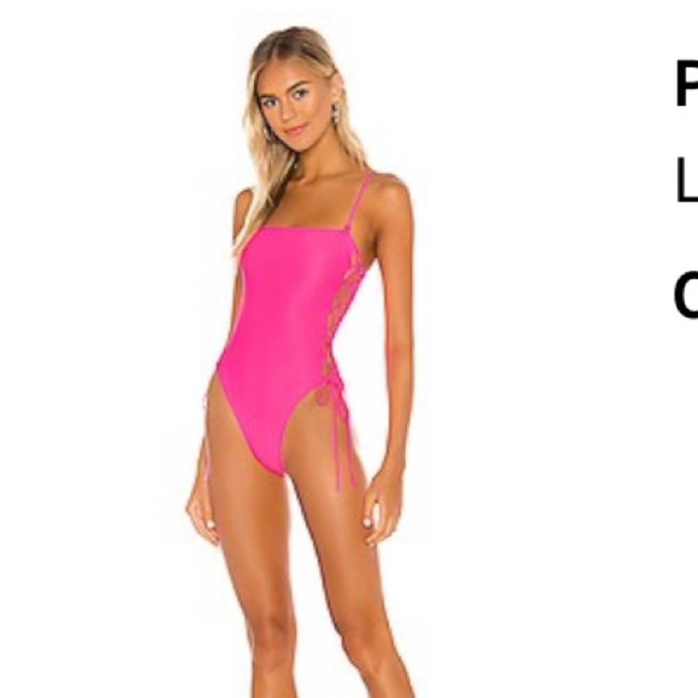 Lovers and Friends hot neon pink Pepper One Piece